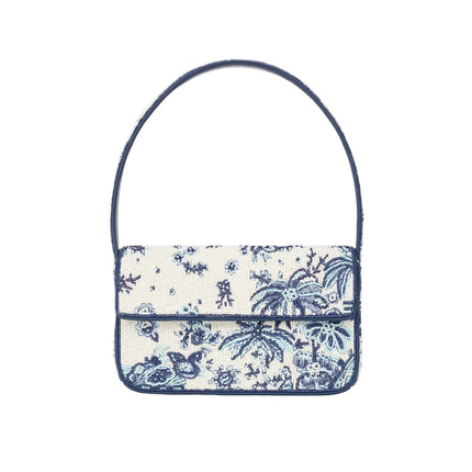 STAUD Women's Tommy Beaded Bag Toile De Pup
