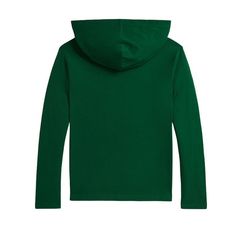 Polo Ralph Lauren Boy's Polo Bear Cotton Hooded Tee New Forest