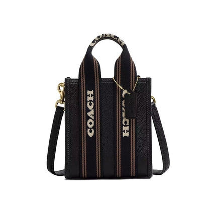 Coach Women's Smith Mini Tote Bag Gold/Black Multi