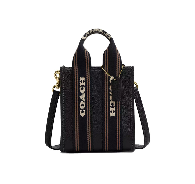 Coach Women's Smith Mini Tote Bag Gold/Black Multi