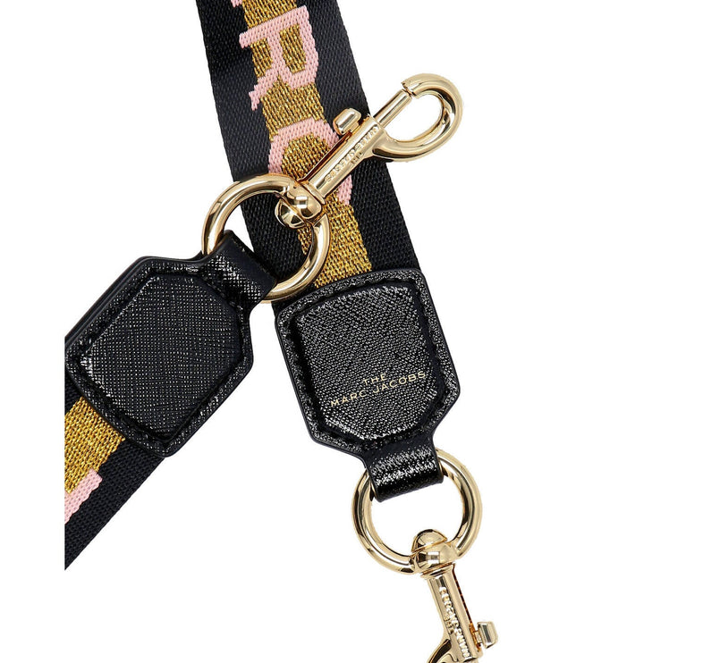 Marc Jacobs The Logo Webbing Strap Slim New Pink Multi - Hemen Kargoda