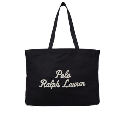 Polo Ralph Lauren Unisex Embroidered Canvas Tote Black