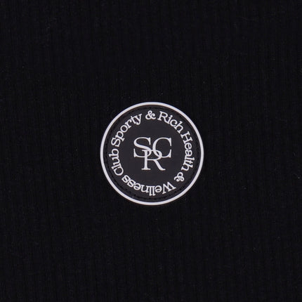 Sporty & Rich Women's SRHWC Ribbed Tank Black/White