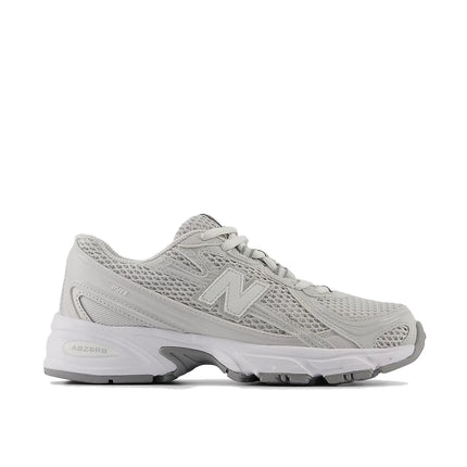 New Balance Grade School 740 Grey Matter with White GR740GS
