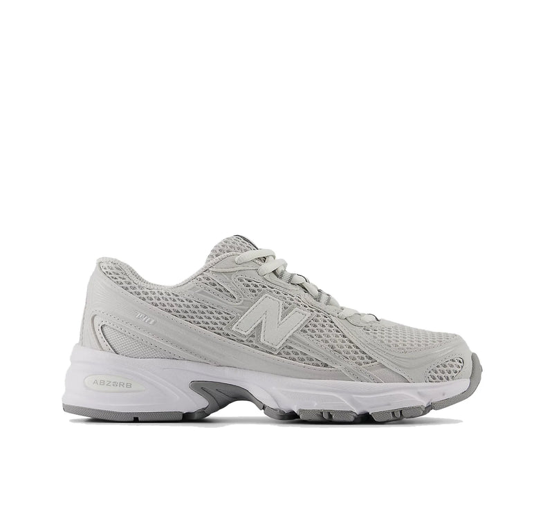 New Balance Grade School 740 Grey Matter with White GR740GS