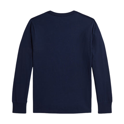 Polo Ralph Lauren Boy's Polo Bear Cotton Long-Sleeve Tee Refined Navy