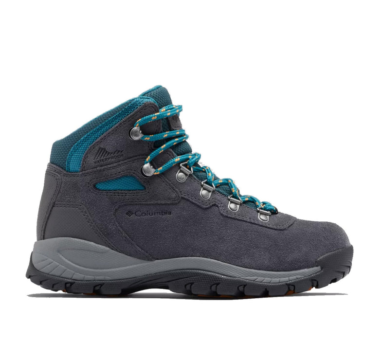 Columbia Women’s Newton Ridge Plus Waterproof Amped Hiking Boot Shark/River Blue