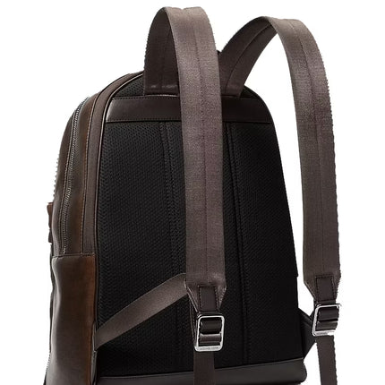 Michael Kors Unisex Pacey Burnished Backpack Chocolate