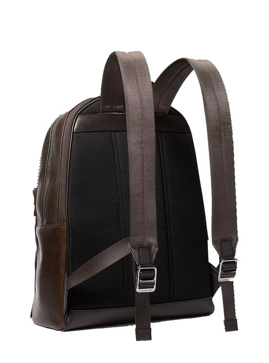 Michael Kors Unisex Pacey Burnished Backpack Chocolate