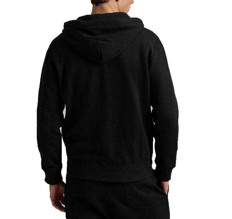 Polo Ralph Lauren Men's Fleece Full-Zip Hoodie Polo Black