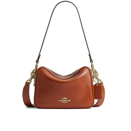 Coach Women's Carey Crossbody Bag Gold/Cinnamon