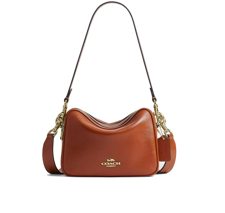 Coach Women's Carey Crossbody Bag Gold/Cinnamon