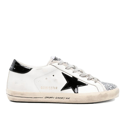 Golden Goose Women's Super Star Sneakers White/Black/Shine