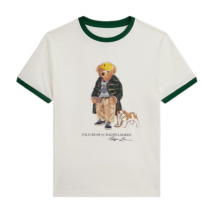 Polo Ralph Lauren Boy's Polo Bear Cotton Ringer Tee Multi