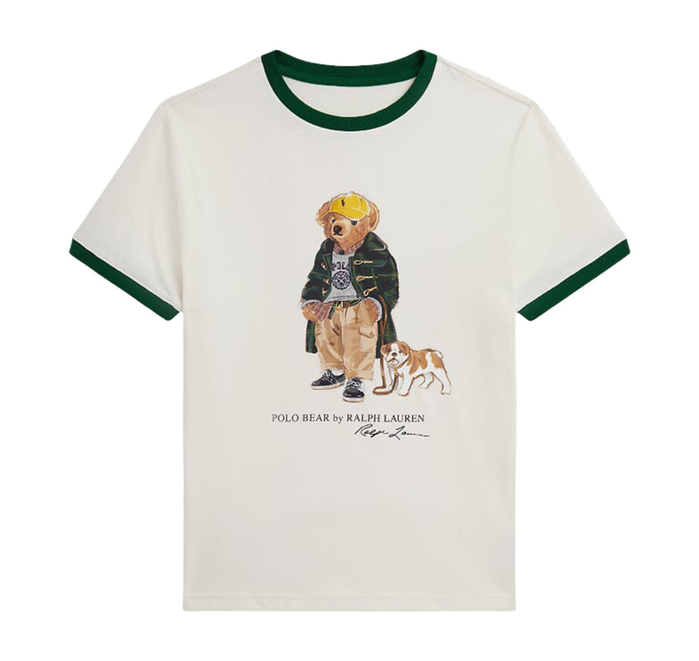 Polo Ralph Lauren Boy's Polo Bear Cotton Ringer Tee Multi