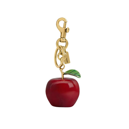 Coach Women's Small Apple Bag Charm Brass/Multi