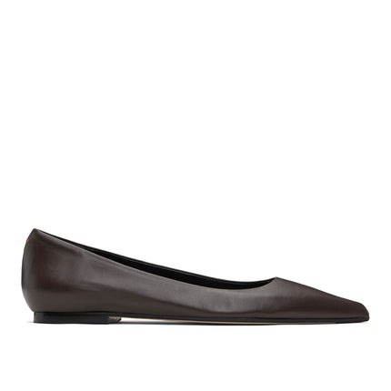 AEYDE Women's Cassy Pointed Toe Flats Moka Nappa