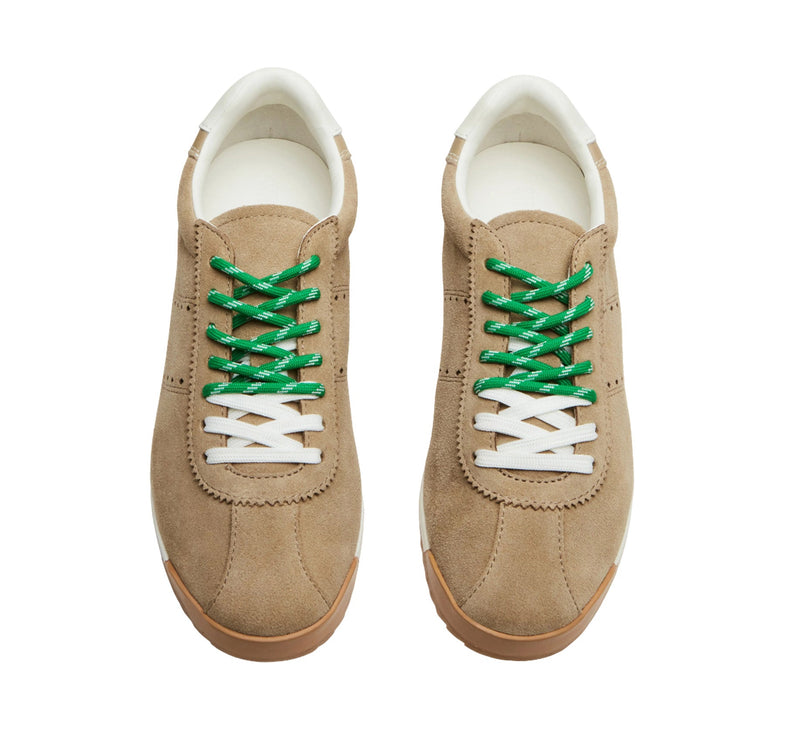 Steve Madden Women's MIRAGE Tan Suede Low-Top Sneakers Tan