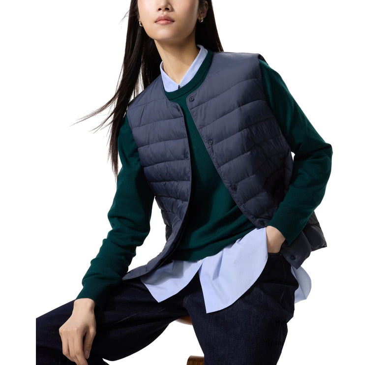 Uniqlo Women's Pufftech Compact Vest 69 Navy