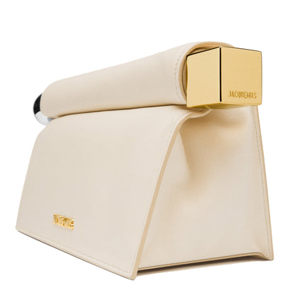 Jacquemus Women's The Rond Carré Clutch Light Ivory