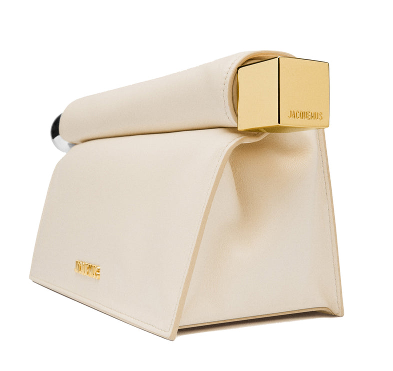 Jacquemus Women's The Rond Carré Clutch Light Ivory