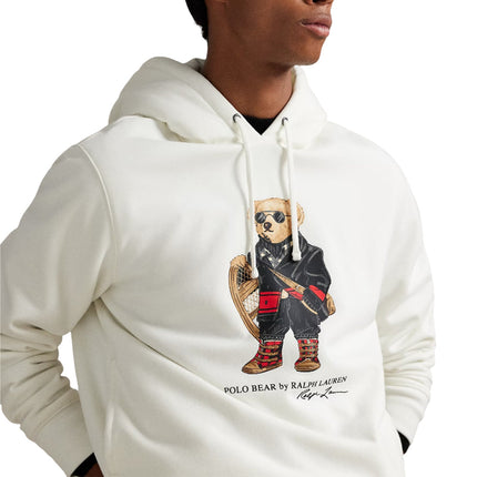 Polo Ralph Lauren Men's Polo Bear Fleece Hoodie Cream