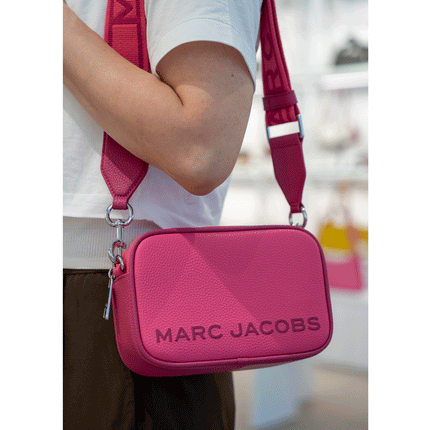 Marc Jacobs Women's Flash Leather Crossbody Bag Pink