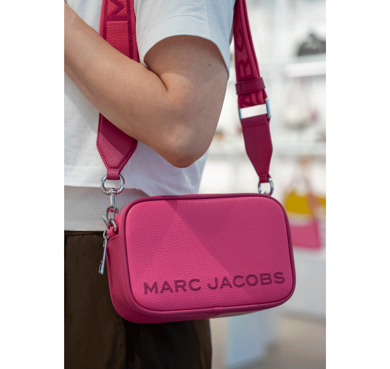 Marc Jacobs Women's Flash Leather Crossbody Bag Pink