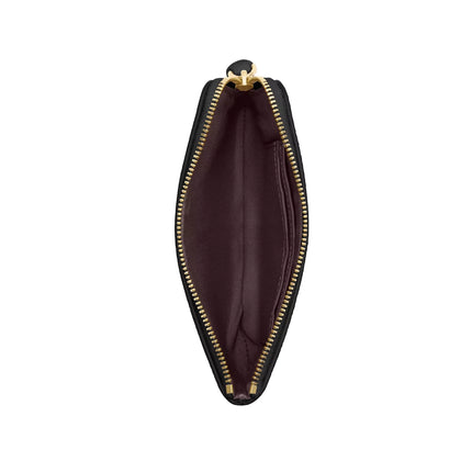 Coach Women's Corner Zip Wristlet Gold/Black