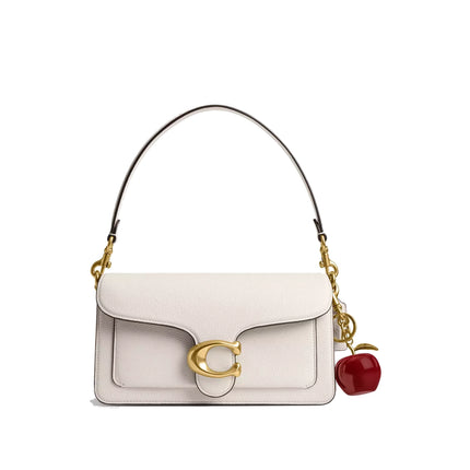 Coach Women's Small Apple Bag Charm Brass/Multi