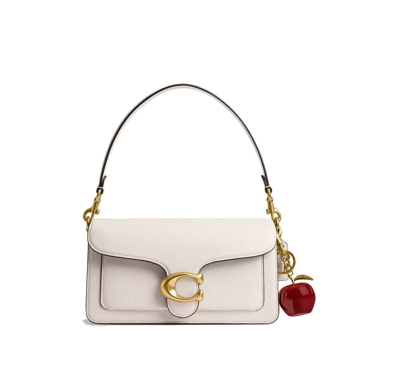 Coach Women's Small Apple Bag Charm Brass/Multi