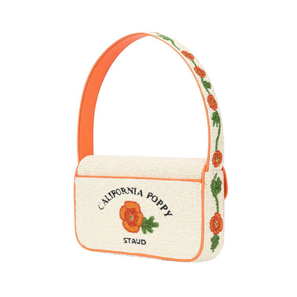 STAUD Women's Tommy Beaded Bag California Poppy
