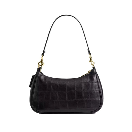 Coach Women's Soft Teri Shoulder Bag Gold/Black