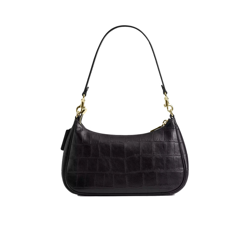 Coach Women's Soft Teri Shoulder Bag Gold/Black