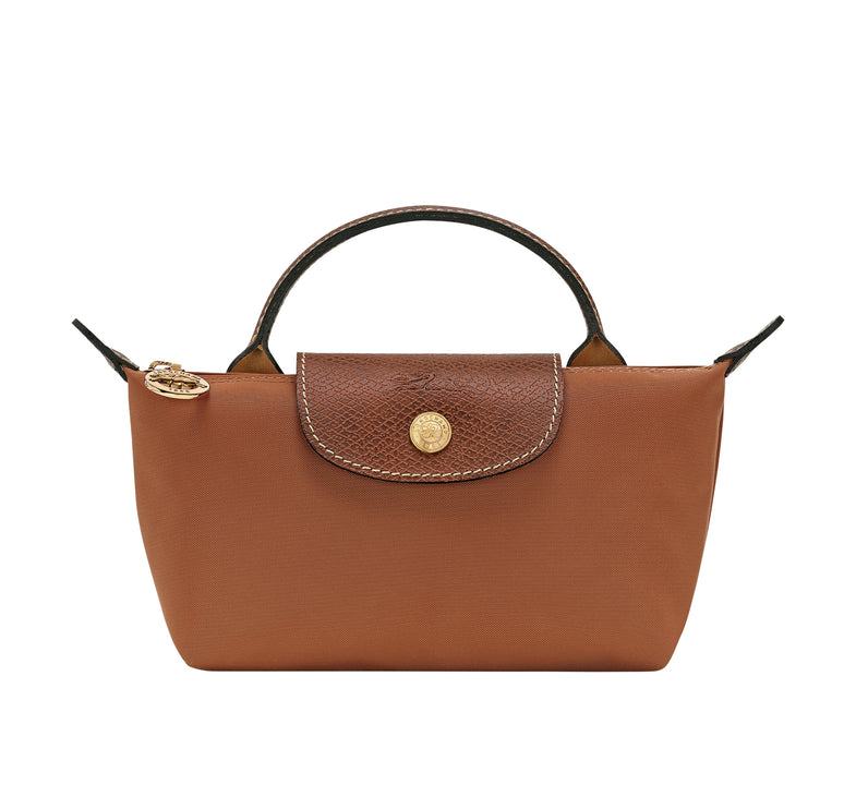 Longchamp Women's Le Pliage Original Pouch With Handle Cognac