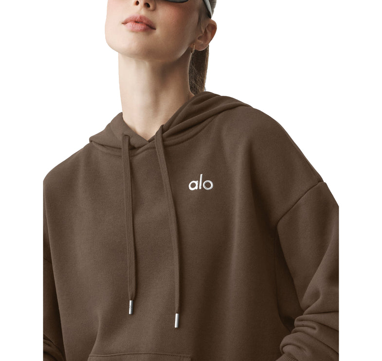 alo Women's Accolade Hoodie Espresso