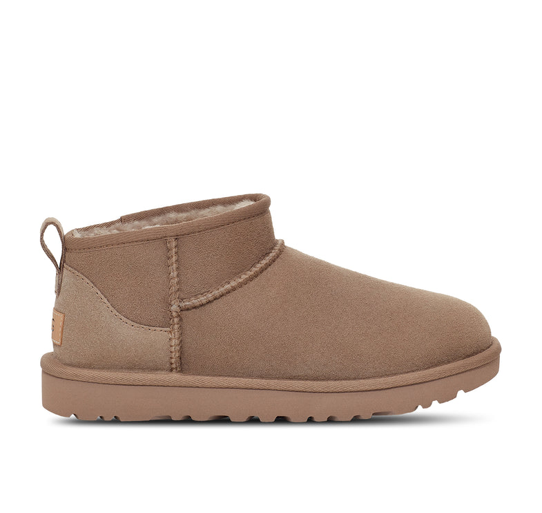 UGG Classic Ultra Mini kadın botu, kahverengi (caribou) süet