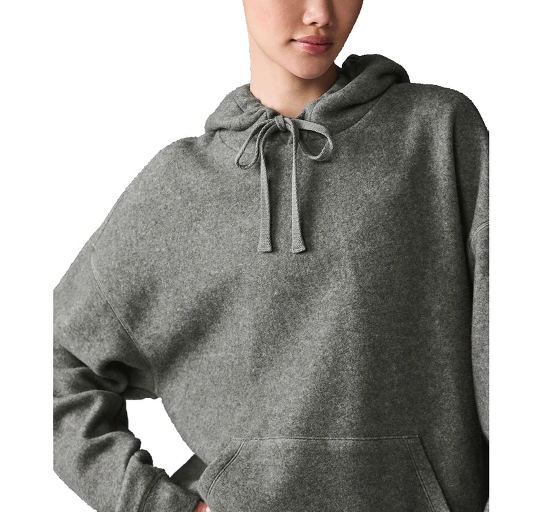 alo Women's Triumph Restore Hoodie Grey Triblend