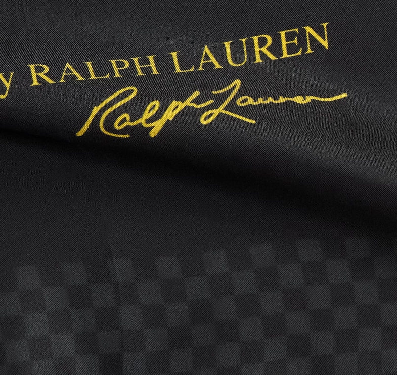 Polo Ralph Lauren Polo Bear Silk Square Scarf Black