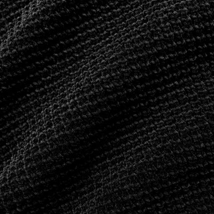 alo Women's Waffle Chenille Edition Hoodie Black