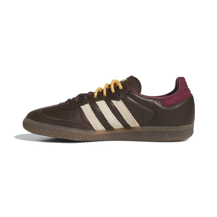 Adidas Women's Samba OG Shoes Brown/Warm Vanilla/Maroon KI8139