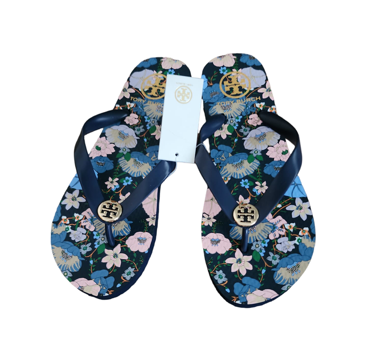 Tory Burch Women's Flip Flow Sandals Floral - Stok Bitirme İndirimi - Hemen Kargoda