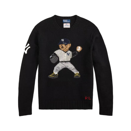 Polo Ralph Lauren Men's Polo Ralph Lauren Yankees Bear Sweater Polo Black Multi