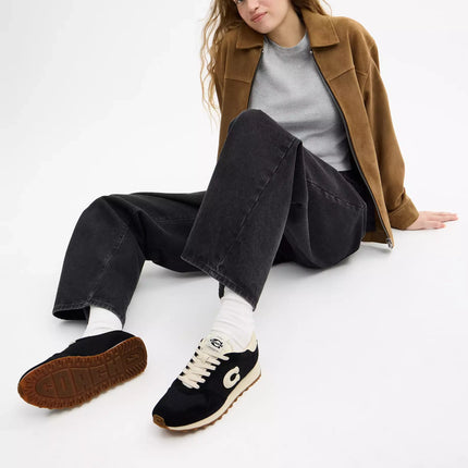 Coach Women's Retro Runner Black/Chalk