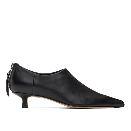 AEYDE Women's Virun Pointed Sock Boots Black Nappa