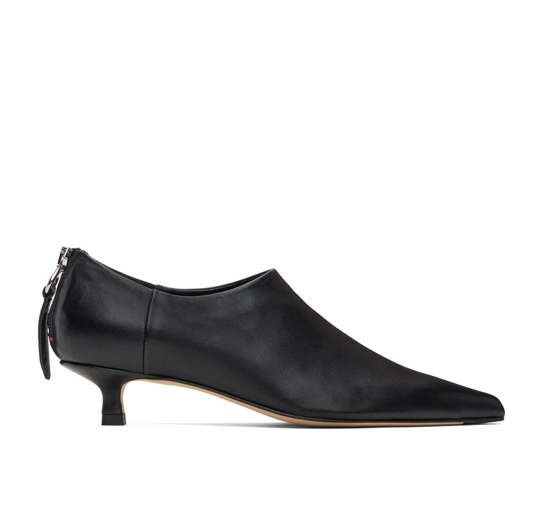 AEYDE Women's Virun Pointed Sock Boots Black Nappa