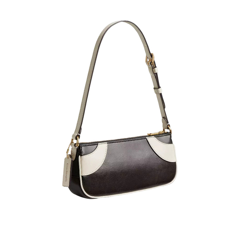 Coach Women's Bowling Small Shoulder Bag Black & White