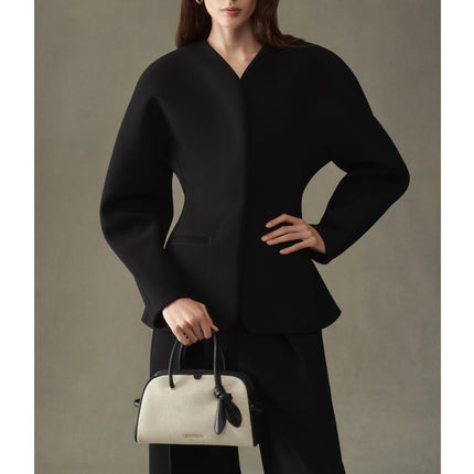Jacquemus Women's The Small Turismo Light Greige/Black