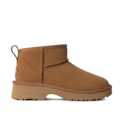 UGG Big Kid's Classic Ultra Mini New Heights Chestnut