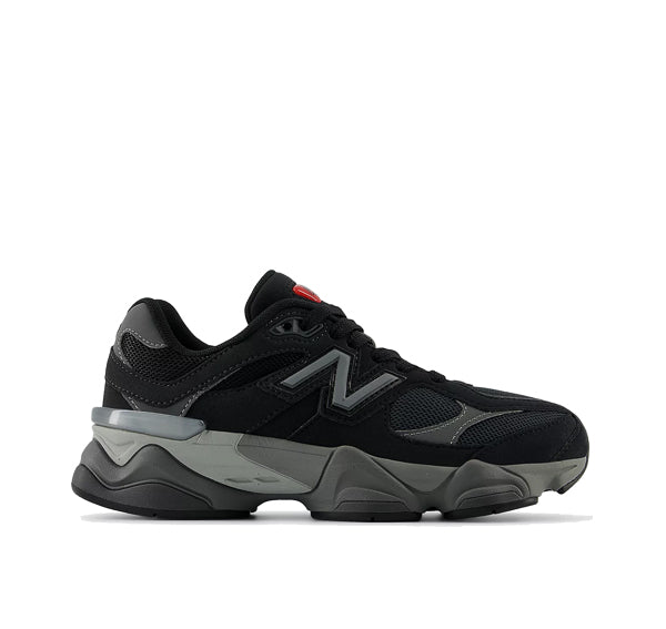 New Balance Grade School 9060 Black with Castlerock GC9060BK